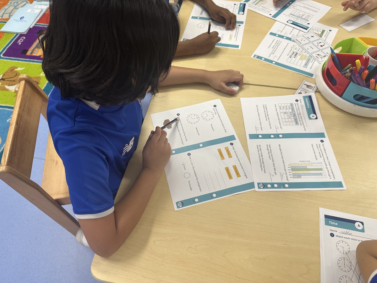 durhamdubai's tweet image. Maths in Year 2 learning to tell the time and read data helps us make sense of the world around us!
#DurhamSchoolDubai  #MathsEducation #Year2Learning