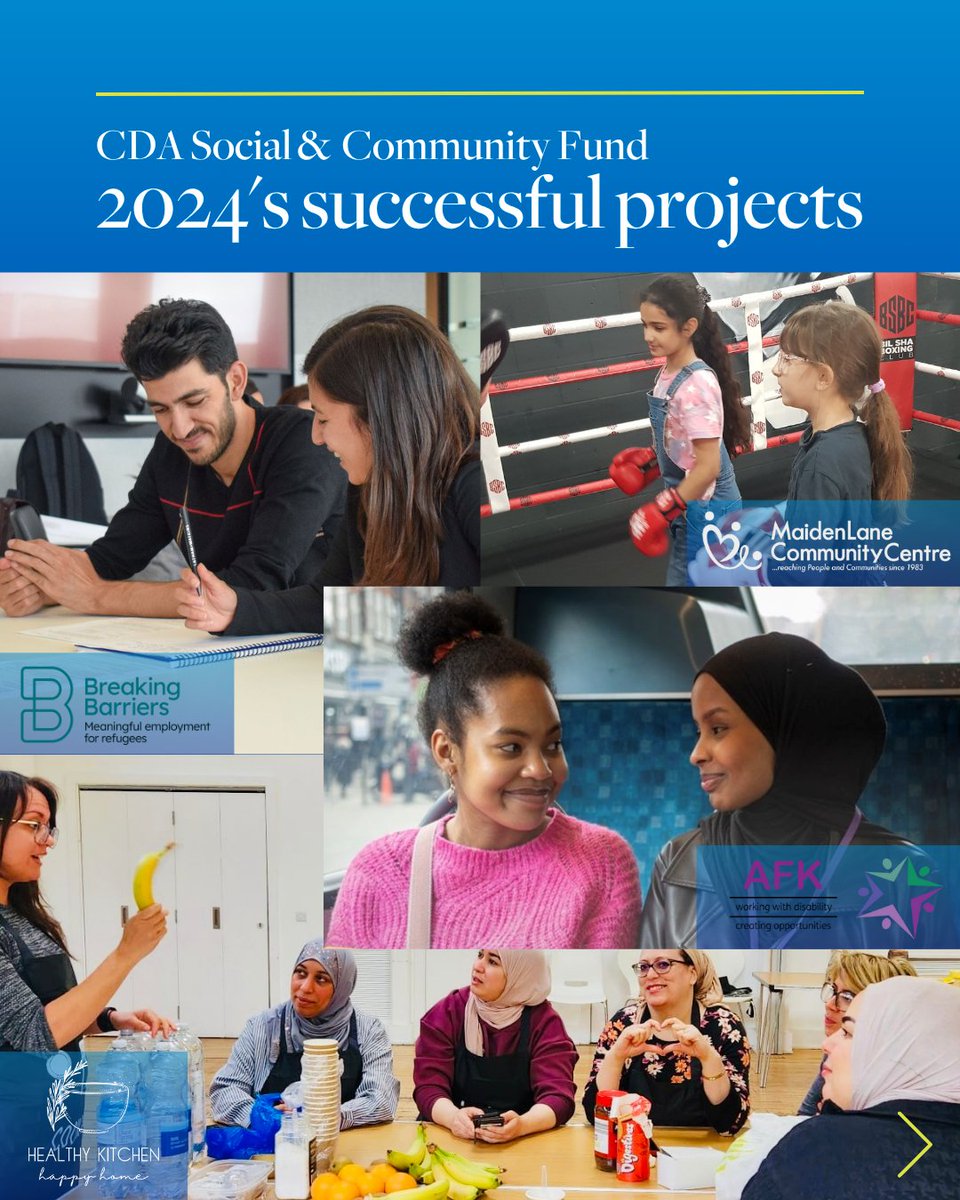 CDALDN's tweet image. Our 2025 Social and Community Fund is launching soon! Grants will be available to support local initiatives in the Camden and Islington areas, that make a positive impact in our community. Applications open on Monday 2nd June - keep an eye on our socials for how to apply.