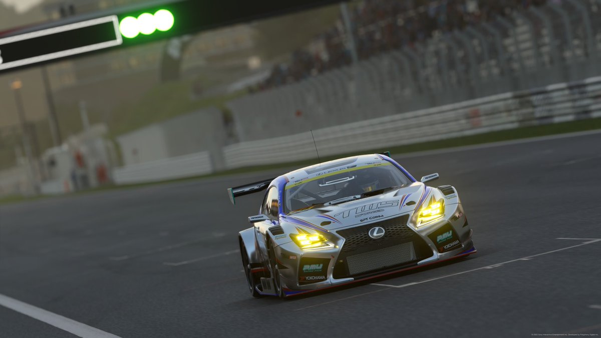 #GJTC_GT7  #TakanoTume_Racing 
Rd.2 FUJI
Q4▶P1 🥇
他車のペナルティもあり、3番手チェッカーでしたが優勝することができました！！😭
次戦の鈴鹿も決勝に出走できるようがんばります。💪