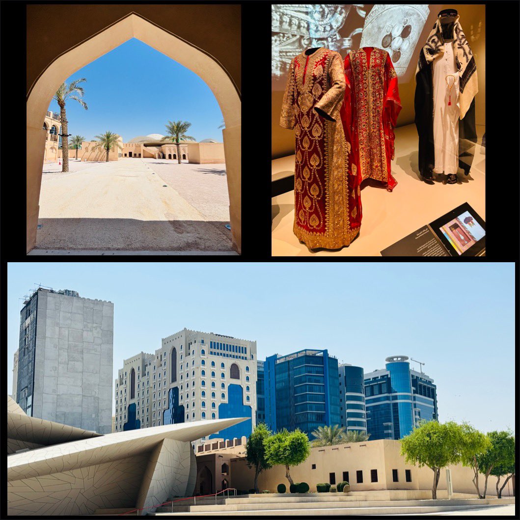 MissCDFarran's tweet image. Welcome to wondrous #Doha, the sleek capital of #Qatar. Today I spent it mostly at the National Museum of Qatar, one of the best Iβve seen (and Iβve seen a few), eating at a vegan fab place and walking around a couple of parks πππΌββοΈπΆπ¦