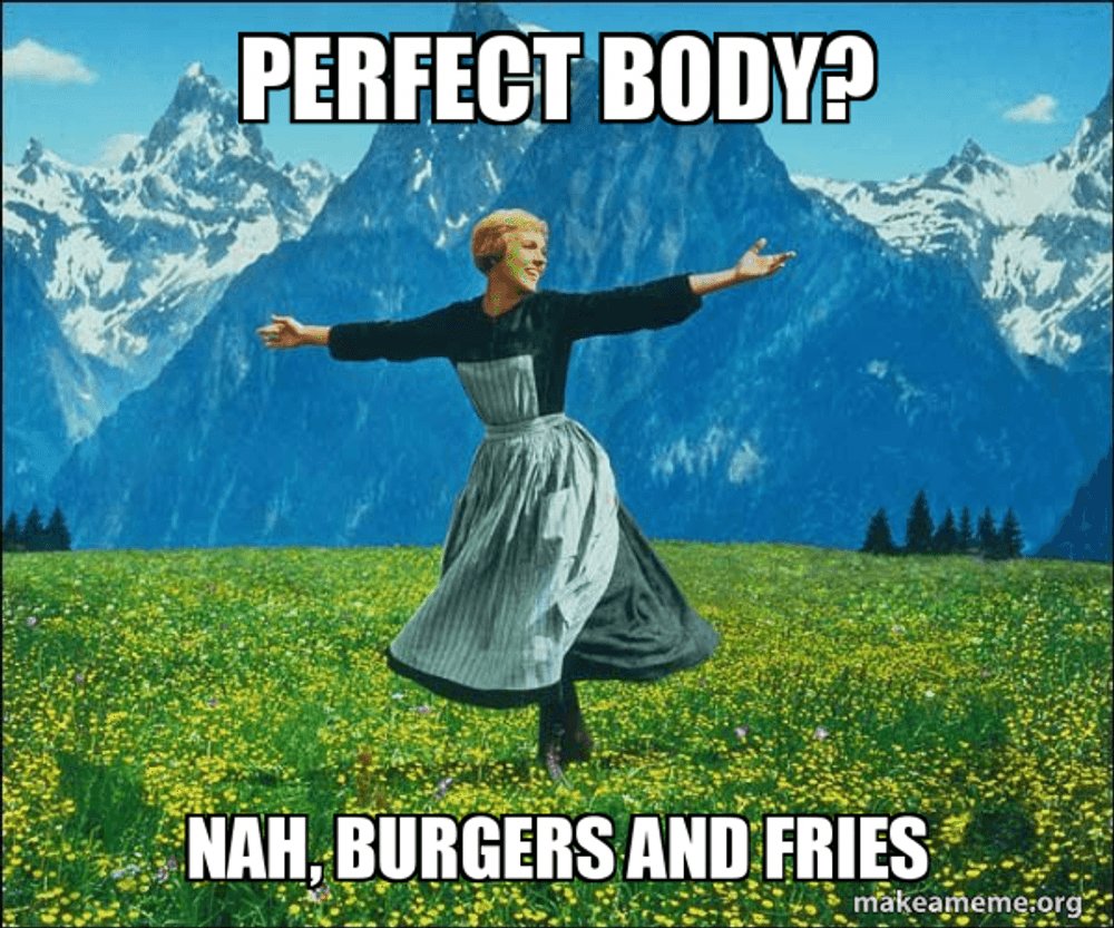 Swanky_Unicorn's tweet photo. Perfect body? Nah.
Burgers and fries built this confidence. 🍔💅
#BurgerDay is the glow-up your cravings deserve.
#SwankyUnicorn #NationalHamburgerDay #FriesBeforeFads #SnackWithStyle #BodyPositivity #FoodieVibes https://t.co/SCiZGYlvch