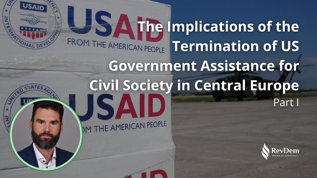 Review of Democracy (@revdem2020) on Twitter photo ✍️ In the first part of his article, <a href="/DanielHegedus82/">Daniel Hegedus</a> recounts the background of the termination of US Government Assistance and its immediate financial consequences for the CSO sector in Central and Eastern Europe.
🧑💻 Read it now:
👉 tinyurl.com/4zfkzvfj ✍️ In the first part of his article, <a href="/DanielHegedus82/">Daniel Hegedus</a> recounts the background of the termination of US Government Assistance and its immediate financial consequences for the CSO sector in Central and Eastern Europe.
🧑💻 Read it now:
👉 tinyurl.com/4zfkzvfj