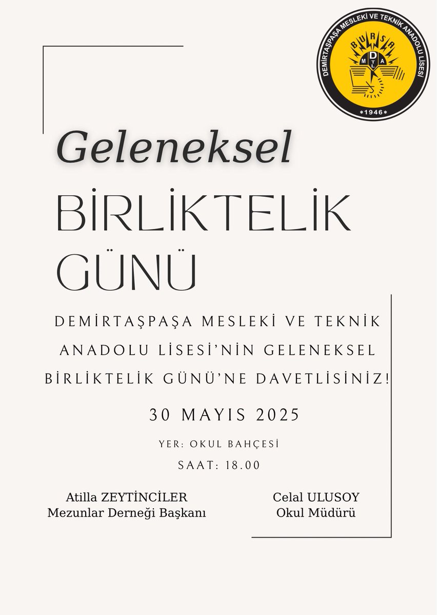 Demirtaşpaşa MTAL (@demirtaspasam) on Twitter photo 