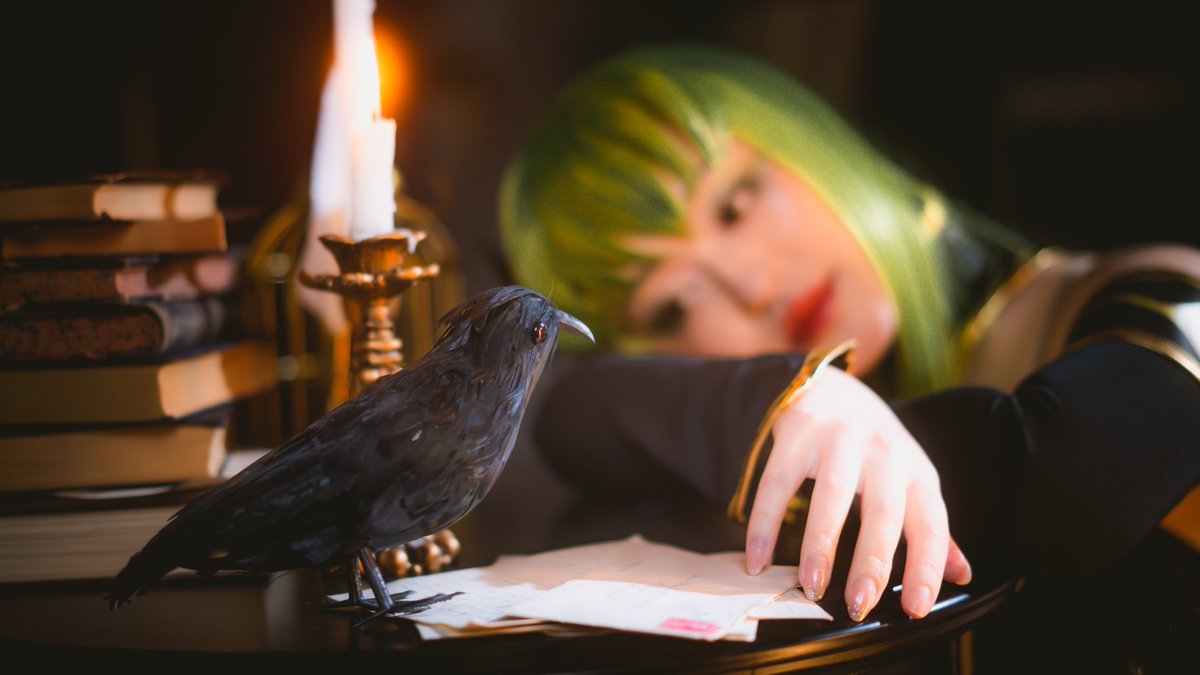 my cosplay of CC from code geass :) i saw her butterfly dress earlier and OMGGG IT'S SO PRETTY I WANT IT