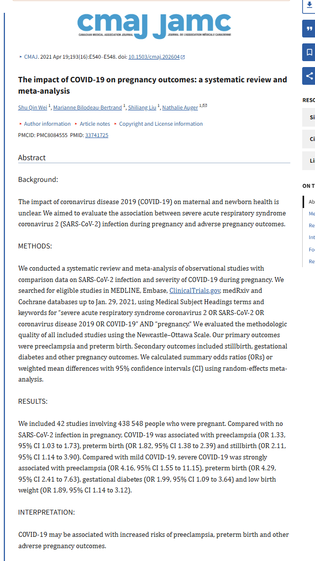 RFK Jr (NOT a doctor) has decided to remove recommendations for the COVID vaccine in children &amp; pregnant people.
So I'm going to drop a few things here for folks to peruse.
Doubt RFK Jr will read them, since he doesn't seem to listen to *science* or *experts.*