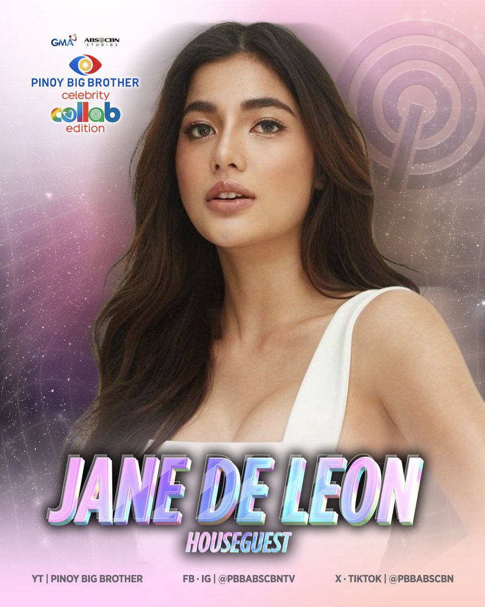 PBBabscbn's tweet photo. Alam mo ba Dingโฆ๐ซฃ๐ฎโ๐จ
Narito na siya! ๐คฉ Ang pinakabagong Houseguest ni Kuya, buong tapang na haharap sa mga hamon. Jane De Leon has arrived! ๐๐ป๐ฅ
Abangan siya at mga ganaps niya sa Pinoy Big Brother Celebrity Collab Edition. ๐ ๐๏ธ
FOMO?! Donโt miss out at patuloy na tumutok sa PBB Collab gabi-gabi! ๐ซต๐ป
๐ Weekdays โ 10:05PM
๐ Weekends โ 6:15PM
๐๐ป Watch on GMA, Kapuso Stream, https://t.co/2xAr3IaTsv, GMA Pinoy TV, Kapamilya Online Live, iWantTFC, at TFC! ๐ฒ๐ปโจ