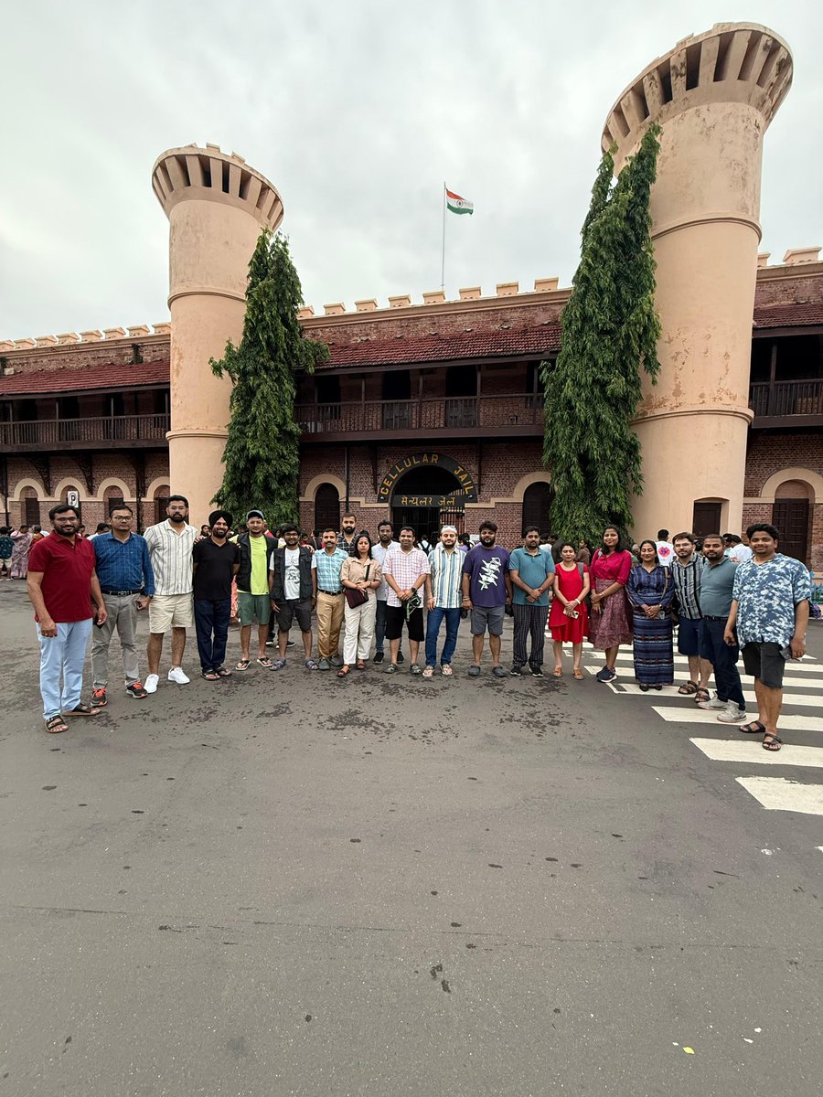 OTs visited the historic Cellular Jail in Sri Vijaya Puram, where they learned about the struggles and sacrifices of India’s freedom fighters. The visit offered a glimpse into the country’s fight for independence. #BharatDarshan #CellularJail <a href="/Andaman_Admin/">Andaman and Nicobar Admn</a>