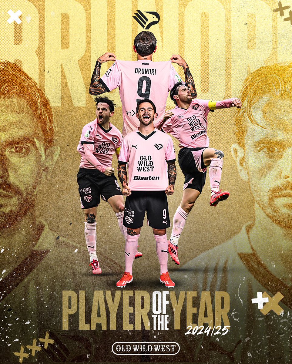 𝐁𝐑𝐔𝐍𝐎𝐑𝐈 ✨ 𝐏𝐋𝐀𝐘𝐄𝐑 𝐎𝐅 𝐓𝐇𝐄 𝐘𝐄𝐀𝐑 𝟐𝟎𝟐𝟒/𝟐𝟓 🏅

Il capitano è stato votato dai tifosi nell’app del Palermo come miglior giocatore della stagione 👏🏼

Complimenti Matteo 🩷🖤
