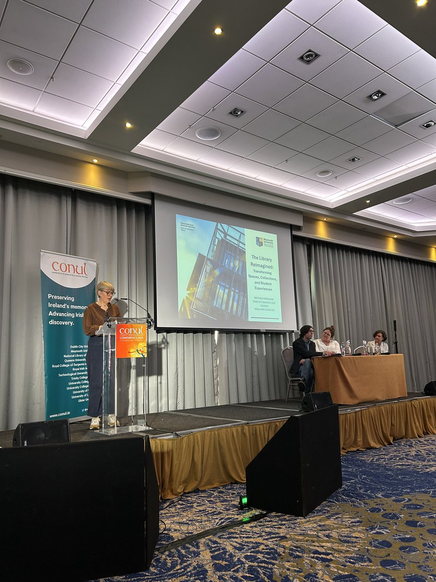 Fiona Morley Clarke (@morleyfme) on Twitter photo My colleague Michaela Hollywood <a href="/library_MU/">Maynooth University Library</a> speaking at #conul25 and I know my colleague <a href="/LauraConnn/">Laura Connaughton</a> is speaking in a parallel session also right now! My colleague Michaela Hollywood <a href="/library_MU/">Maynooth University Library</a> speaking at #conul25 and I know my colleague <a href="/LauraConnn/">Laura Connaughton</a> is speaking in a parallel session also right now!