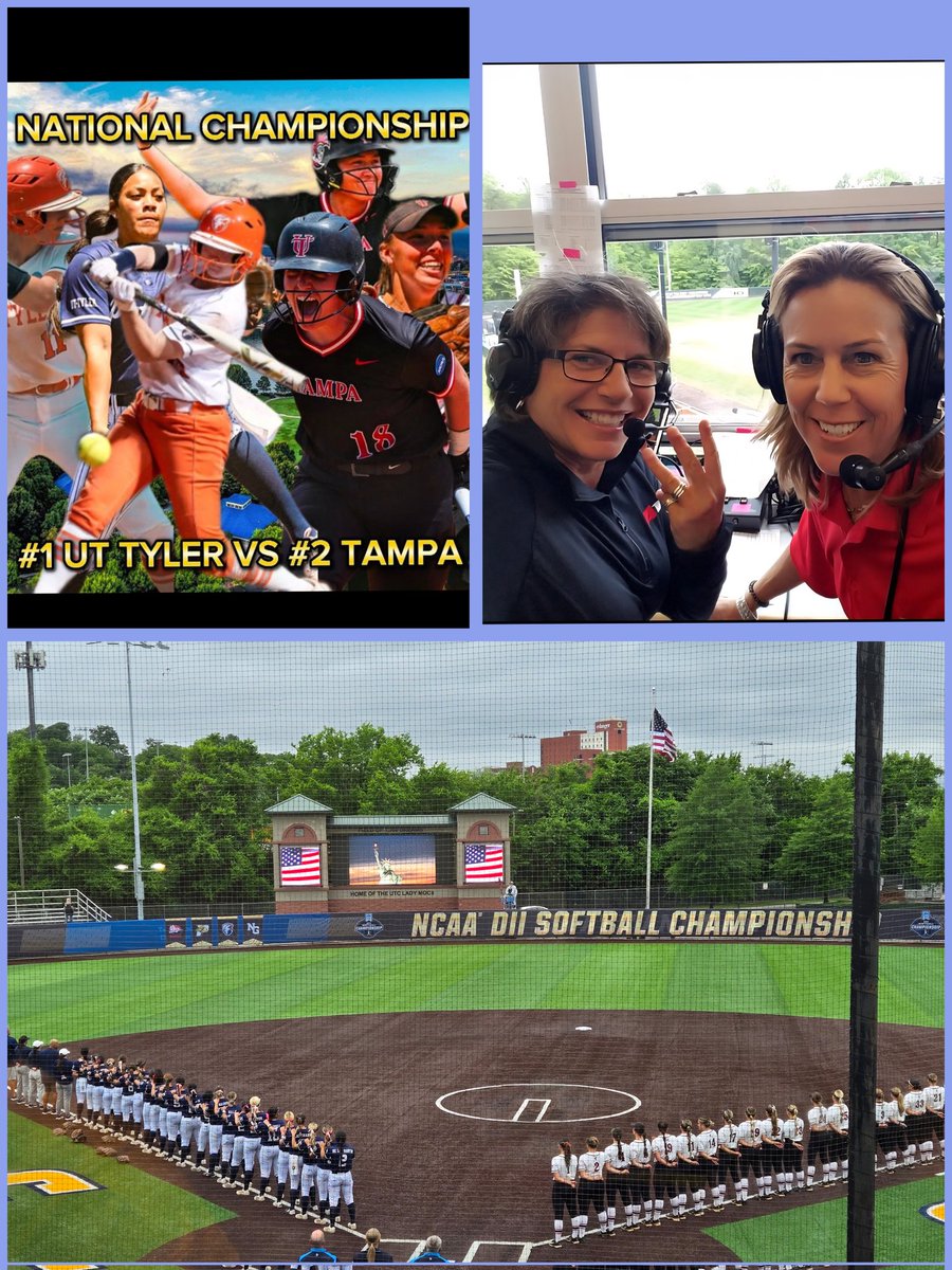 Leah Secondo (@leahsecondo) on Twitter photo #D2SB ππππ’π¨π§ππ₯ ππ‘ππ¦π©π’π¨π§ π°π’π₯π₯ ππ ππ«π¨π°π§πππ today!
# 1 <a href="/uttylerpatriots/">UT Tyler Patriots</a> vs
# 2 <a href="/tampaspartans/">Tampa Spartans</a>
π: 3:00 PM ET
π₯: on.ncaa.com/25D2SBsp
π/πΊ: on.ncaa.com/0528d2sbG2
Alongside <a href="/barb_jordan/">Jo Jo</a> for the call
#MakeItYours #D2SB ππππ’π¨π§ππ₯ ππ‘ππ¦π©π’π¨π§ π°π’π₯π₯ ππ ππ«π¨π°π§πππ today!
# 1 <a href="/uttylerpatriots/">UT Tyler Patriots</a> vs
# 2 <a href="/tampaspartans/">Tampa Spartans</a>
π: 3:00 PM ET
π₯: on.ncaa.com/25D2SBsp
π/πΊ: on.ncaa.com/0528d2sbG2
Alongside <a href="/barb_jordan/">Jo Jo</a> for the call
#MakeItYours