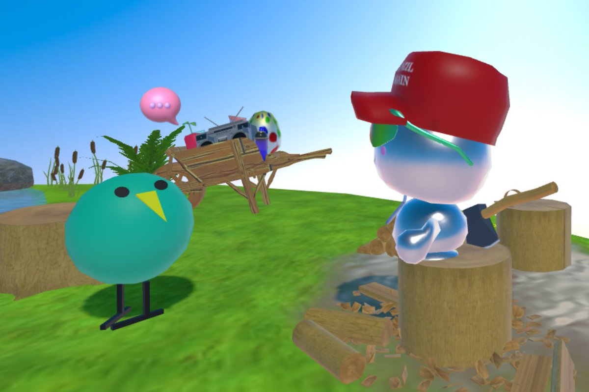 One of the maybe more overlooked things and I love it is how these little guys go with you everywhere you go in the Sanko Pets world. 👀

CiaoCiao bout to give AI companions integrated into game worlds a new meaning. 

Have You Talked With Your CiaoCiao Today?
The ticker is $DMT