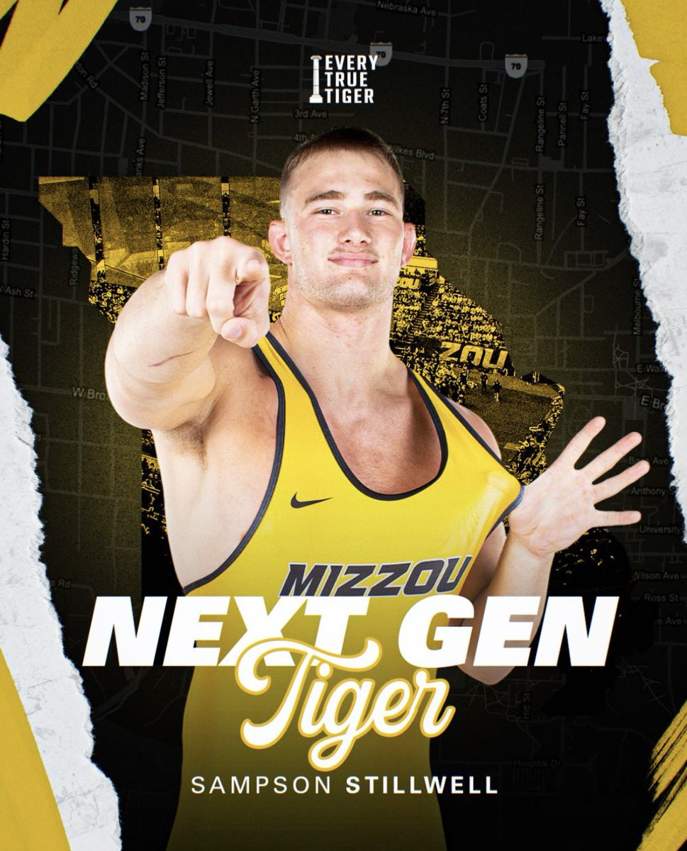 sampson stillwell (@sampsonstillwel) on Twitter photo They built the legacy, I'm here to take it even further. Proud to be part of the next generation of Tigers. Let's get to work!🔥⚫️🟡#nextgentiger #tigerstyle #ETTB
<a href="/MizzouWrestling/">Mizzou Wrestling</a> <a href="/MizzouAthletics/">Mizzou Athletics</a> They built the legacy, I'm here to take it even further. Proud to be part of the next generation of Tigers. Let's get to work!🔥⚫️🟡#nextgentiger #tigerstyle #ETTB
<a href="/MizzouWrestling/">Mizzou Wrestling</a> <a href="/MizzouAthletics/">Mizzou Athletics</a>