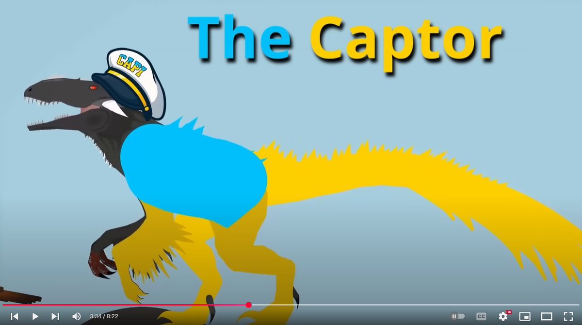 I was just reacting to a video where Dinosaurs eat other Dinosaurs and BOOM.. The Captor has been spotted 😂