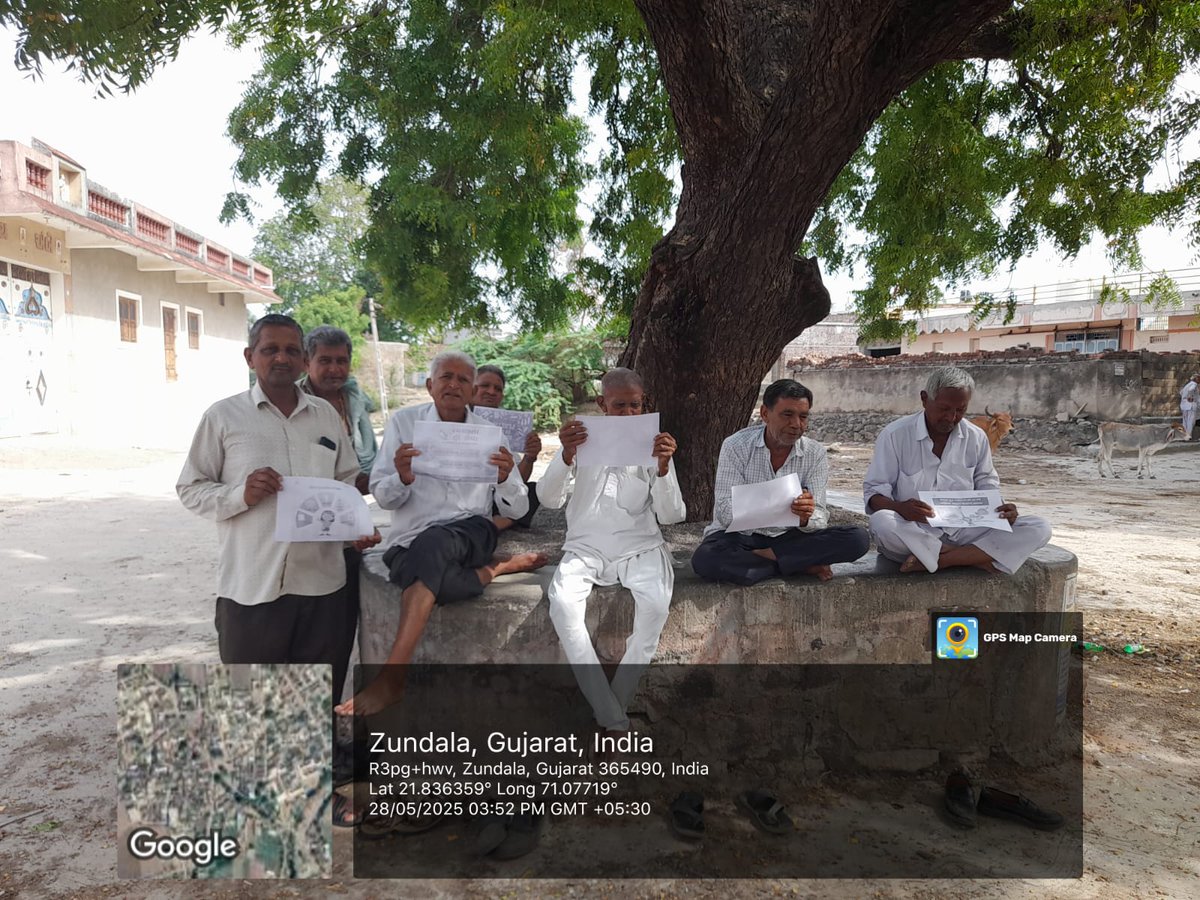 આજ રોજ ઝુંડાળા ગામે #WEDprecampaign2025 ના ભાગ રૂપે "#SayNoToPlastic" થીમ પર આધારિત જાગૃતિ કાર્યક્રમ યોજવામાં આવ્યો. જેમાં કાપડની થેલીના ઉપયોગ અને પ્લાસ્ટિકના લઘુતમ ઉપયોગ વિશે જાણકારી આપવામાં આવી.