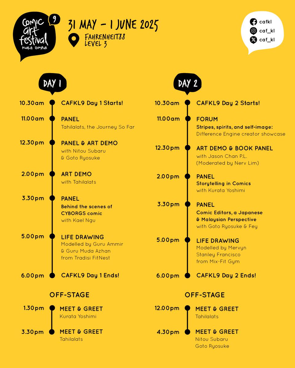 Comic Art Festival KL tweet media