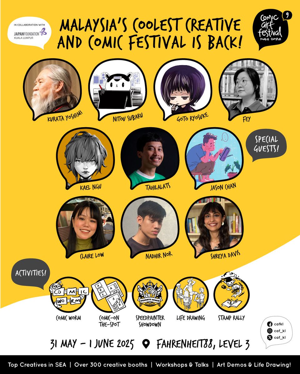 Comic Art Festival KL tweet media