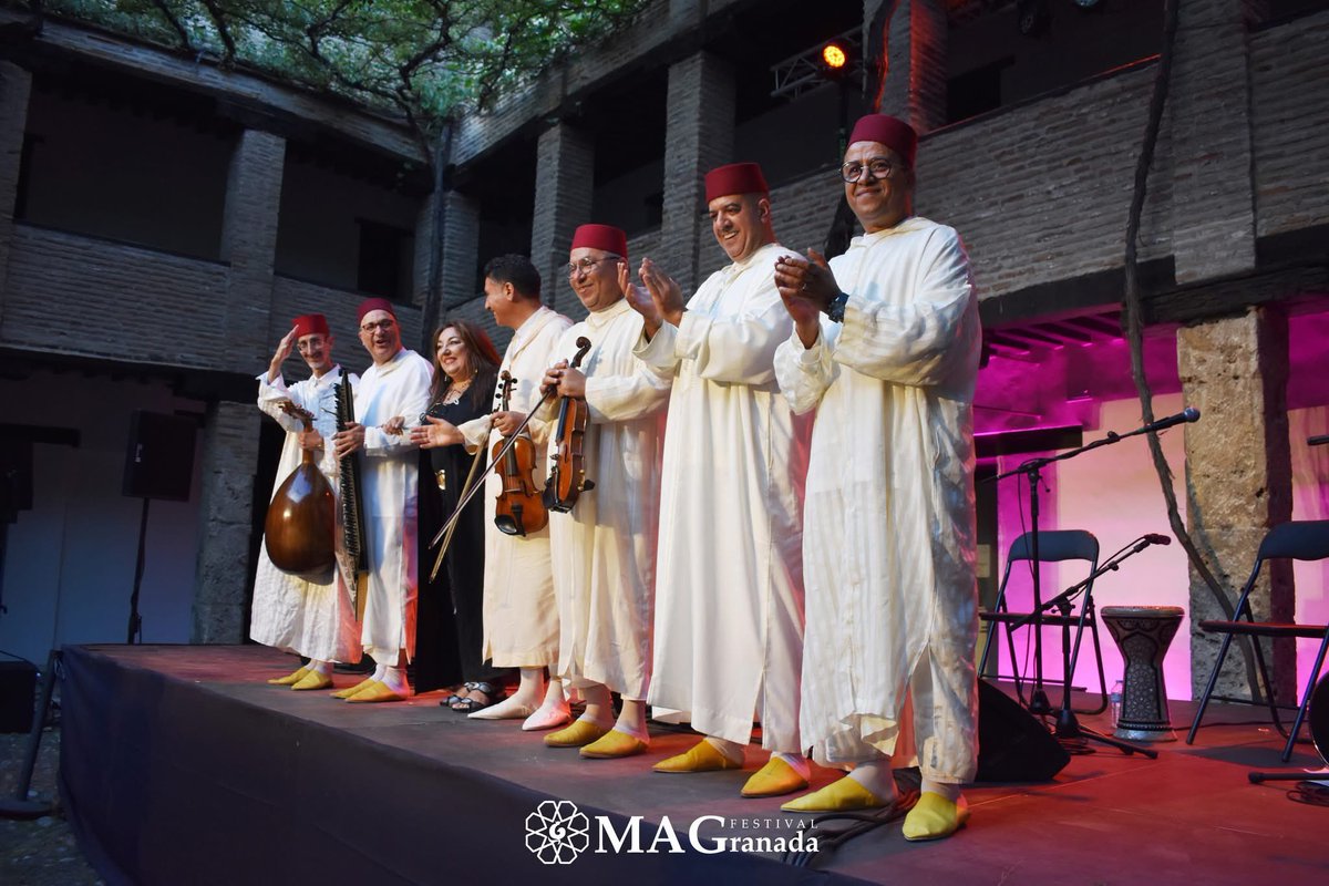 Orquesta Andalusí del Mediterráneo “Poetas andalusíes: Nubas y melodías de Al-Ándalus”
📆27 MAYO 2025📍Patio Corral del Carbón

#FestivalMAGranada2025 #Granada