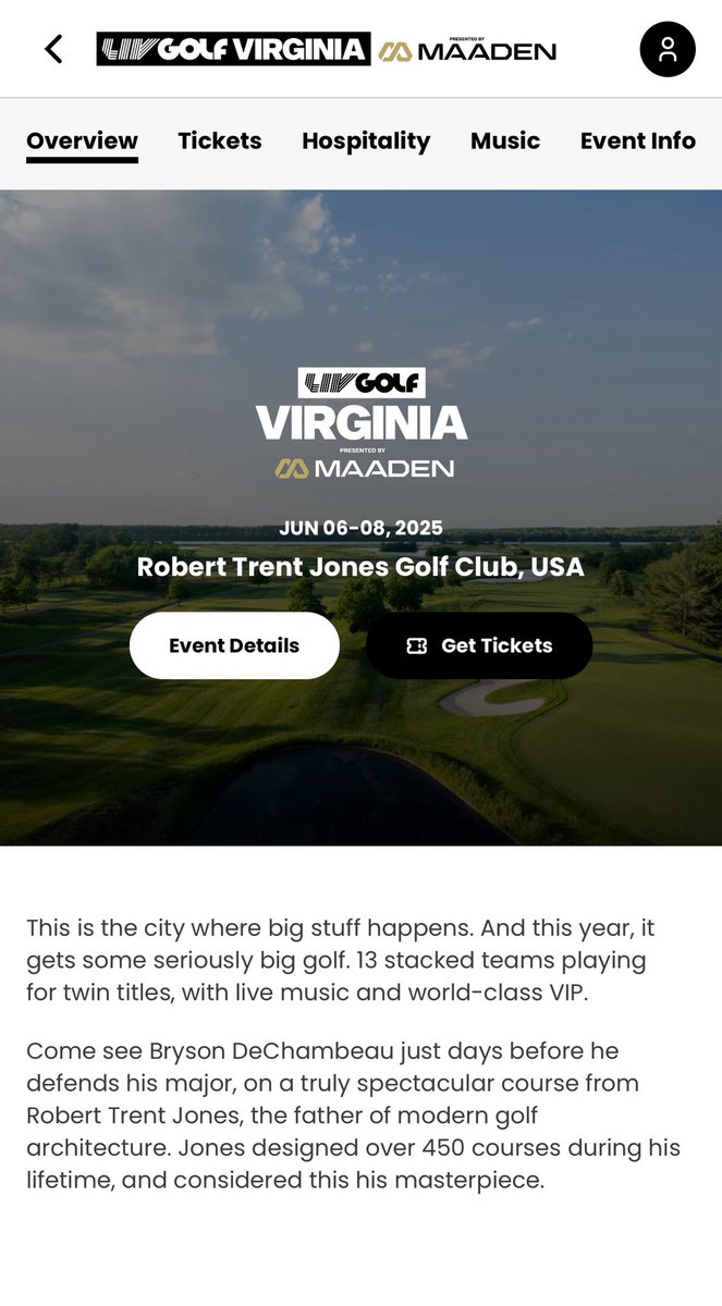 🚨 In just 2 weeks, <a href="/livgolf_league/">LIV Golf</a> is back in the USA. 

Next Stop: Virginia — and it’s by FAR the biggest golf tournament of June. 

Star power, team battles, electric crowds. Millions will be watching around the world. 

#LIVGolf #LIVGolfVirginia ⛳🔥