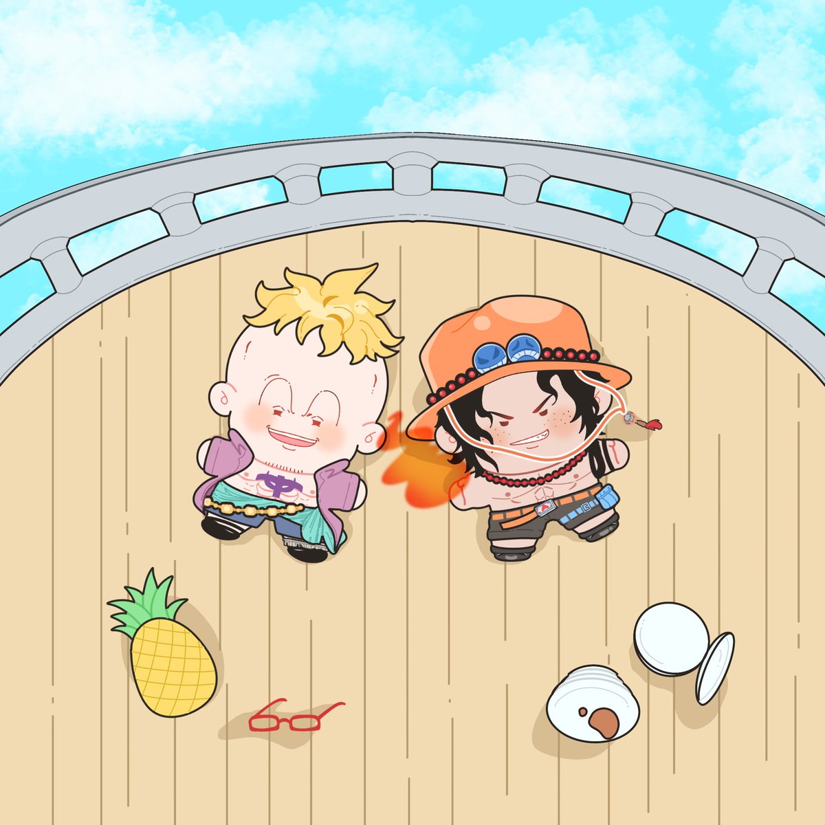 4urtomato's tweet photo. 🍍🪺🔥🍖

#marcoace #มัลโก้เอส #ONEPIECE  #���ルエフ https://t.co/Lfw1eNoTHe