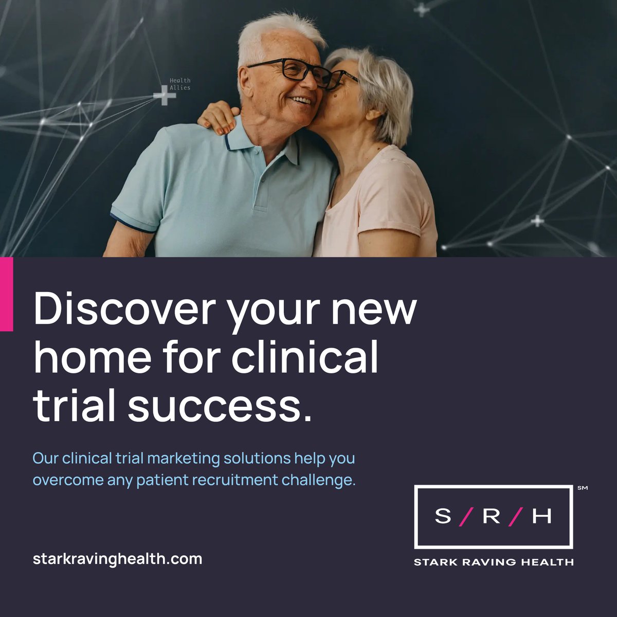 MeetStarkRaving's tweet photo. New website. New solutions. https://t.co/8vpfS4JDtN

Our completely redesigned website is designed to help clinical teams solve patient recruitment challenges faster and easier.

Visit: https://t.co/8vpfS4JDtN

#PatientRecruitment #PatientEngagement #ClinicalTrials #WebsiteLaunch https://t.co/fN1bT5muCC