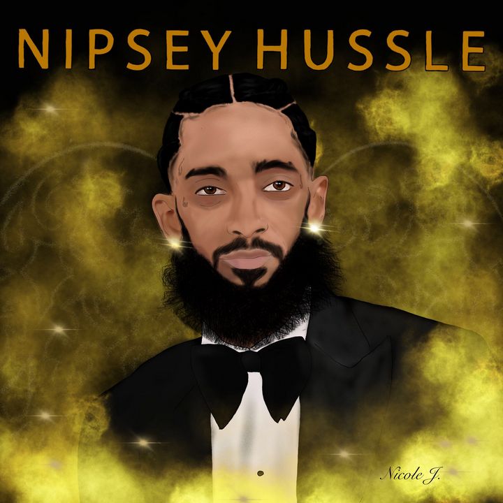 VGOS1's tweet image. Art of the Day: "Nipsey". Buy at: ArtPal.com/Realcole98?i=9…