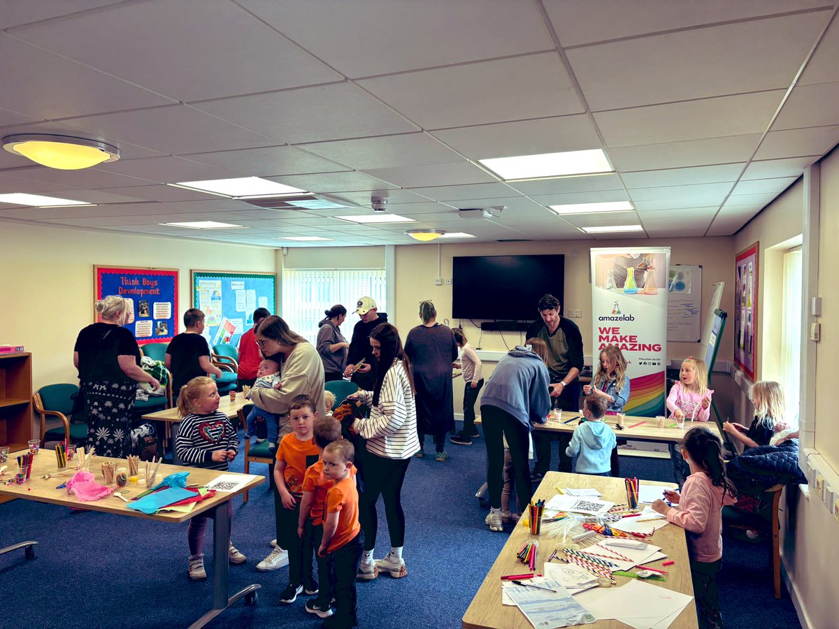 Amazelab (@amaze_lab) on Twitter photo Thank you <a href="/RemakeDays/">Remake Learning Days</a> #remakedaysdoncaster 🥳🥰🙌🏻🧑🧑🧒🧒
Full house x 2 and more!! Today we worked across two amazing Doncaster family hubs bringing our family STEAM challenge workshops. 7 challenges in total for all the family to complete, brillliant day, thank you! Thank you <a href="/RemakeDays/">Remake Learning Days</a> #remakedaysdoncaster 🥳🥰🙌🏻🧑🧑🧒🧒
Full house x 2 and more!! Today we worked across two amazing Doncaster family hubs bringing our family STEAM challenge workshops. 7 challenges in total for all the family to complete, brillliant day, thank you!