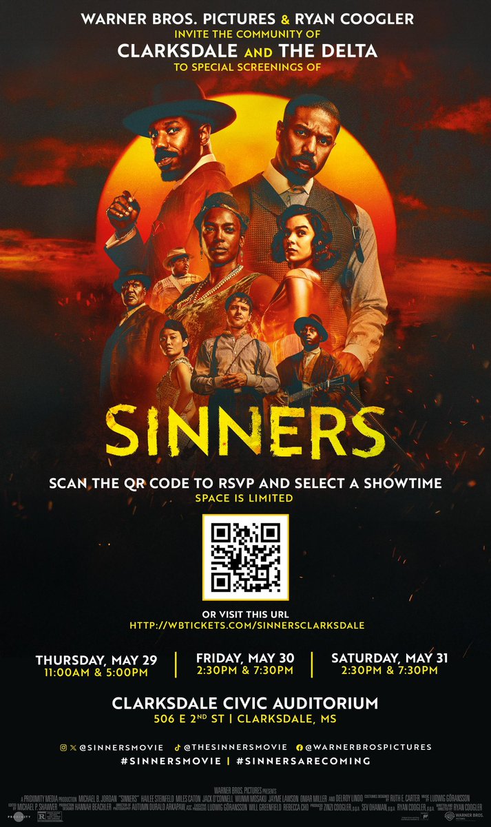 I’ll be moderating a panel at Clarksdale Culture Capital this weekend! Outside of the free screenings and Q+A with the cast and crew, we’ve curated an entire weekend of panels, gatherings and celebration of Clarksdale. Pull up!