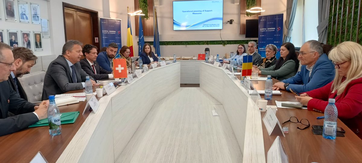 Ministerul Finanțelor a organizat cea de-a treia reuniune anuală a Programului de cooperare elvețiano-român, împreună cu partenerii de la Agenția Elvețiană pentru Dezvoltare și Cooperare, Secretariatul de Stat pentru Afaceri Economice și Biroul Contribuției Elvețiene.