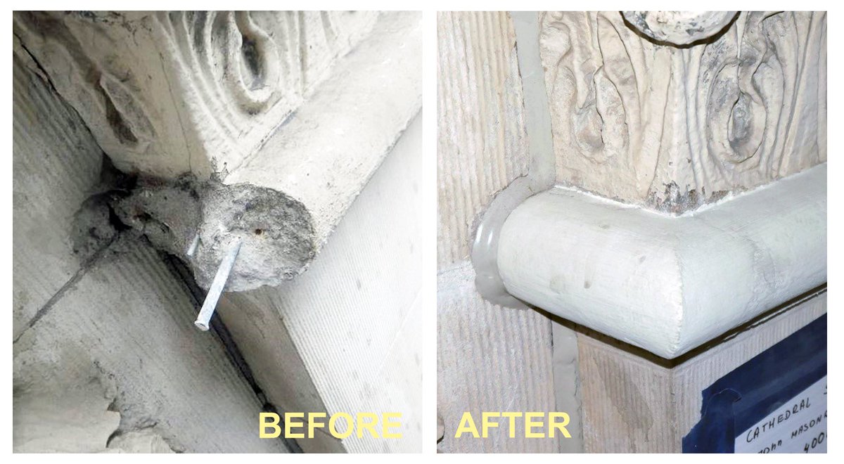 FSIArchitecture's tweet image. Through the painstaking work of restoration, we can bring back the terracotta features that have been lost to time.
#FSIArchitecture #FacadeRestoration #terracotta #CathedralStone #WNYRestoration