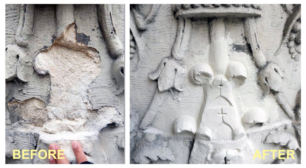 FSIArchitecture's tweet image. Through the painstaking work of restoration, we can bring back the terracotta features that have been lost to time.
#FSIArchitecture #FacadeRestoration #terracotta #CathedralStone #WNYRestoration