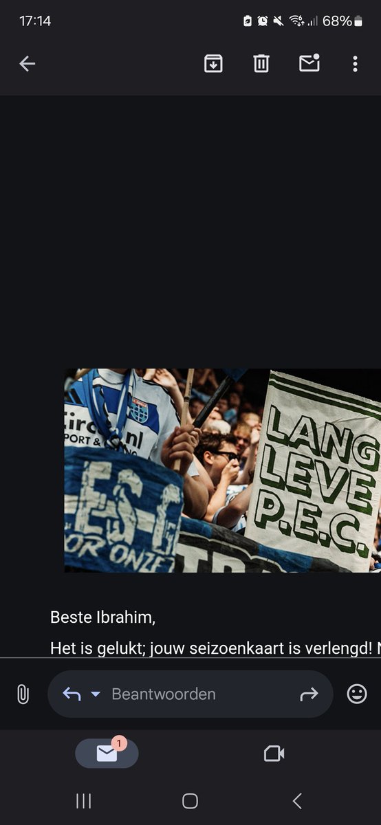 Omdat het zo mooi blijft! 💙🤍 #16ejaaroprij <a href="/PECZwolle/">PEC Zwolle</a>