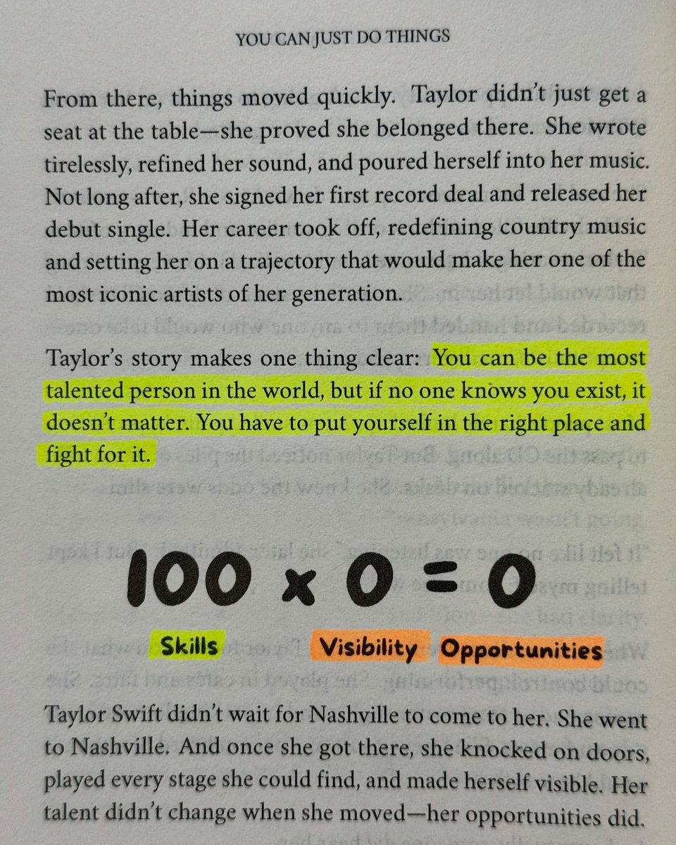 The book:                           The lesson: