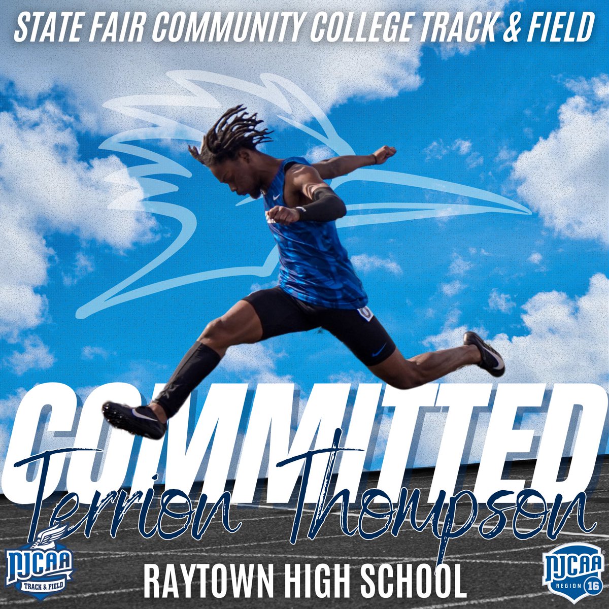 State Fair TFCC (@coach_hagedorn) on Twitter photo Terrion is our newest Roadrunner!!!
@RoadrunnerLife
<a href="/sfccmo/">State Fair Community College</a>
<a href="/sfccmoAthletics/">SFCC Athletics</a>
<a href="/MileSplitSW/">MileSplit Southwest</a>
@Missouri_Sports
<a href="/SedaliaSports/">Democrat Sports</a>
#OneMarathon
#statefaircc
#WeAreStateFair Terrion is our newest Roadrunner!!!
@RoadrunnerLife
<a href="/sfccmo/">State Fair Community College</a>
<a href="/sfccmoAthletics/">SFCC Athletics</a>
<a href="/MileSplitSW/">MileSplit Southwest</a>
@Missouri_Sports
<a href="/SedaliaSports/">Democrat Sports</a>
#OneMarathon
#statefaircc
#WeAreStateFair