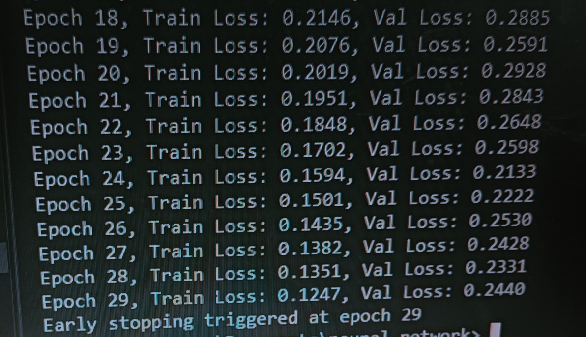 OpeyemiBolatit1's tweet image. Model is finally learning, not memorizing🙏🏿Would be moving to my input and output loop next.  #MachineLearning #AI #buildinpublic