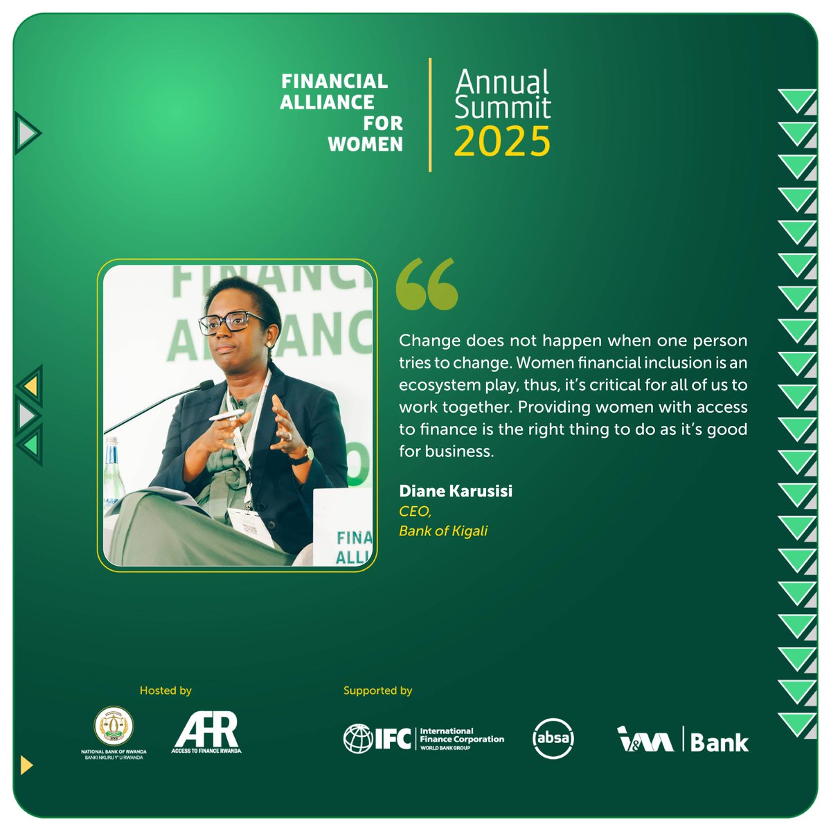 Access to Finance Rwanda (@afrwanda) on Twitter photo <a href="/WorldBankAfrica/">World Bank Africa</a> <a href="/jbiyacu/">Jean Bosco Iyacu</a> <a href="/CentralBankRw/">Central Bank of Rwanda</a> <a href="/BRDbank/">Development Bank of Rwanda, PLC.</a> <a href="/Ksayinzoga/">Kampeta Pitchette Sayinzoga</a> <a href="/BankofKigali/">Bank of Kigali Official</a> CEO <a href="/dkarusisi/">DKarusisi</a> that women financial inclusion is an ecosystem play, thus, it’s critical for all financial sector players to work together to provide women with access to financial services for their businesses' growth. <a href="/WorldBankAfrica/">World Bank Africa</a> <a href="/jbiyacu/">Jean Bosco Iyacu</a> <a href="/CentralBankRw/">Central Bank of Rwanda</a> <a href="/BRDbank/">Development Bank of Rwanda, PLC.</a> <a href="/Ksayinzoga/">Kampeta Pitchette Sayinzoga</a> <a href="/BankofKigali/">Bank of Kigali Official</a> CEO <a href="/dkarusisi/">DKarusisi</a> that women financial inclusion is an ecosystem play, thus, it’s critical for all financial sector players to work together to provide women with access to financial services for their businesses' growth.