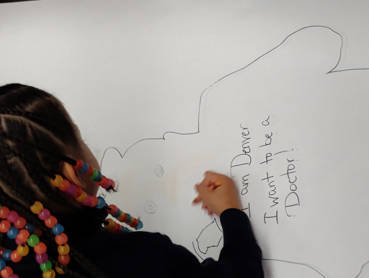 EmersonAcademy2's tweet photo. Ms. Richardson Kindergarten class knows that they can be anything that they want to be https://t.co/2Tzc5U7b0D