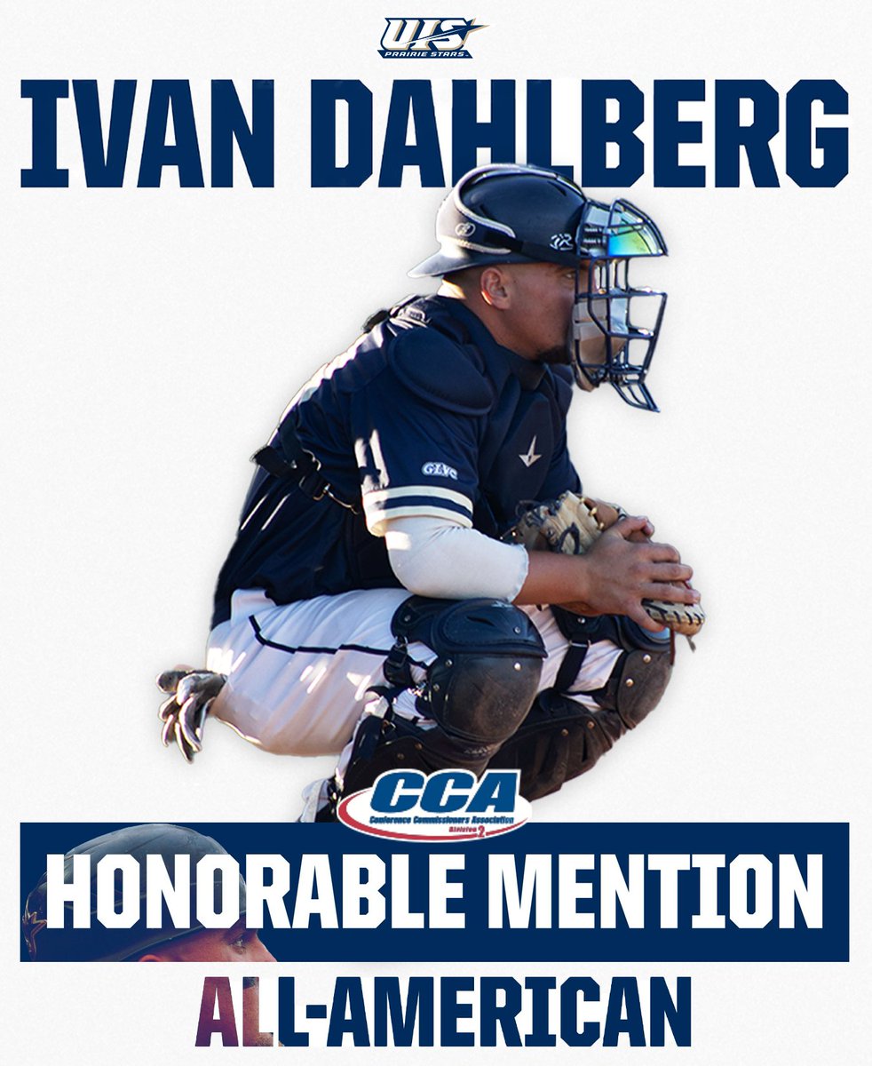 #WeAreStars (@uisathletics) on Twitter photo Ivan Dahlberg of <a href="/Baseball_UIS/">UIS Baseball</a> has earned D2CCA All-America Honorable Mention recognition after a standout season behind the plate!
#ProtectThePrairie | ow.ly/unSN50W0aHA Ivan Dahlberg of <a href="/Baseball_UIS/">UIS Baseball</a> has earned D2CCA All-America Honorable Mention recognition after a standout season behind the plate!
#ProtectThePrairie | ow.ly/unSN50W0aHA