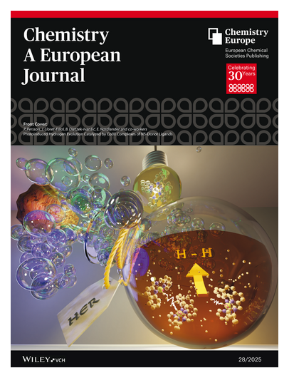 #OnTheCover Photoinduced Hydrogen Evolution Catalyzed by Co(II) Complexes of N5-Donor Ligands Chem. Eur. J. 28/2025 (Ebbe Nordlander and co-workers) …mistry-europe.onlinelibrary.wiley.com/doi/10.1002/ch…  • onlinelibrary.wiley.com/doi/10.1002/ch…