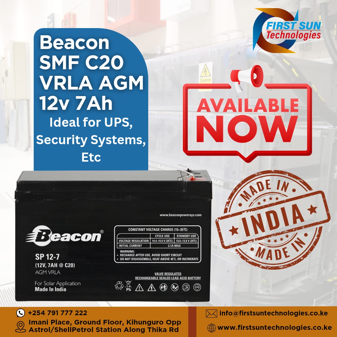 technologi71774's tweet image. This 7Ah Beacon battery?
✅ No maintenance
✅ No drama
✅ Just pure backup vibes
It's the best friend your solar system could ask for. 🔋
#BatteryGoals #StayLit #FirstSunTech #FinanceBill2025Facts
#MainaAndKingangi
#MajiYetuThamaniYetu
#NationalPrayerBreakfast2025