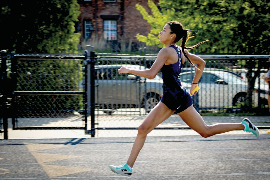When the GPSouth girls varsity track &amp; field team captured the regional championship May 16, the Blue Devils functioned like a well-oiled machine. One of its key parts was junior Morgan Duff. Read about our Athlete of the Week in the 5/29 GPNews or here: tinyurl.com/3n4fmbkn