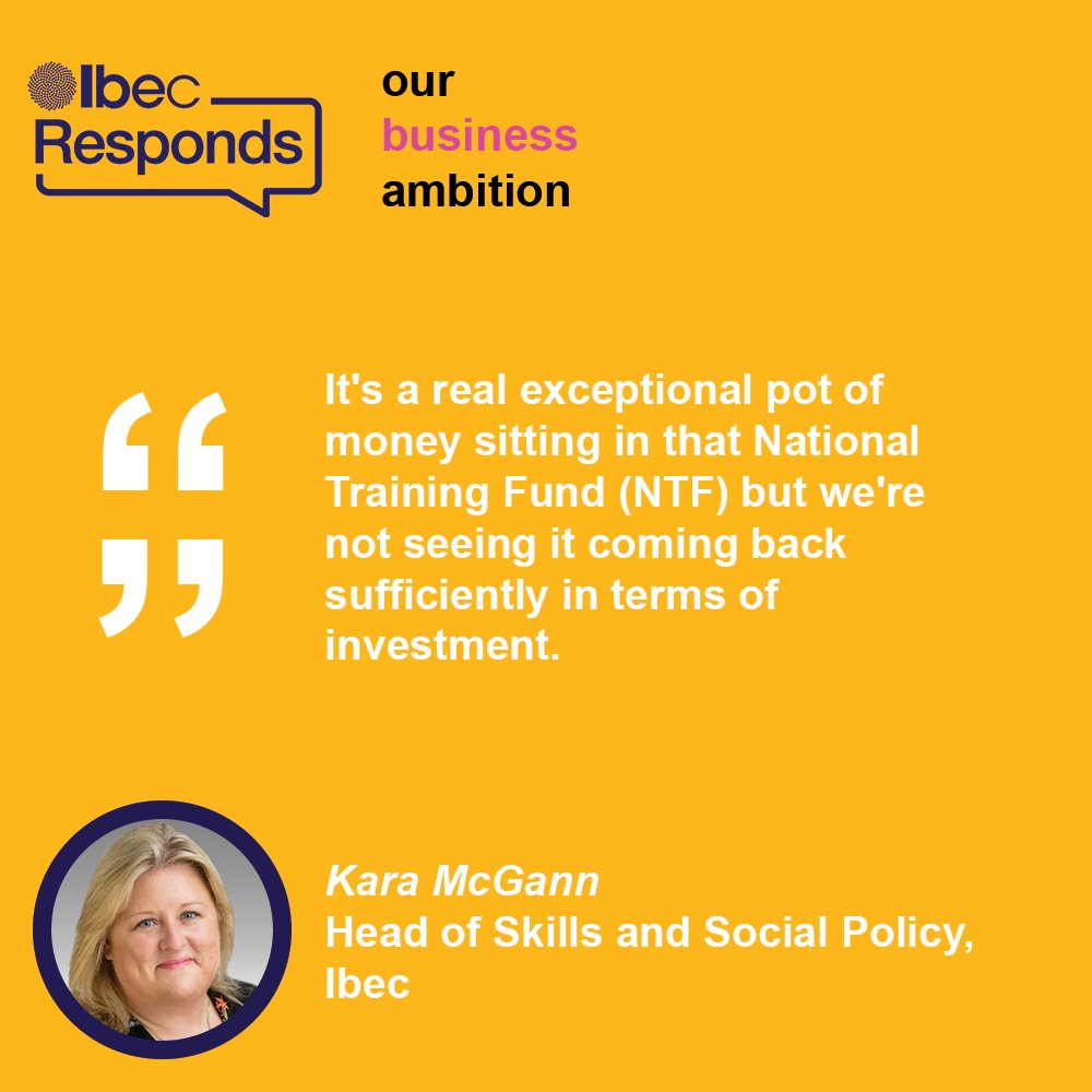 Ibec (@ibec_irl) on Twitter photo Kara McGann, Head of Skills and Social Policy, spoke to the importance of leveraging the National Training Fund to its full potential in the latest episode of #IbecResponds with <a href="/GerardBrady100/">Gerard Brady</a>.
Listen now: ibec.ie/ibec-podcasts/…
#OurBusinessAmbition Kara McGann, Head of Skills and Social Policy, spoke to the importance of leveraging the National Training Fund to its full potential in the latest episode of #IbecResponds with <a href="/GerardBrady100/">Gerard Brady</a>.
Listen now: ibec.ie/ibec-podcasts/…
#OurBusinessAmbition