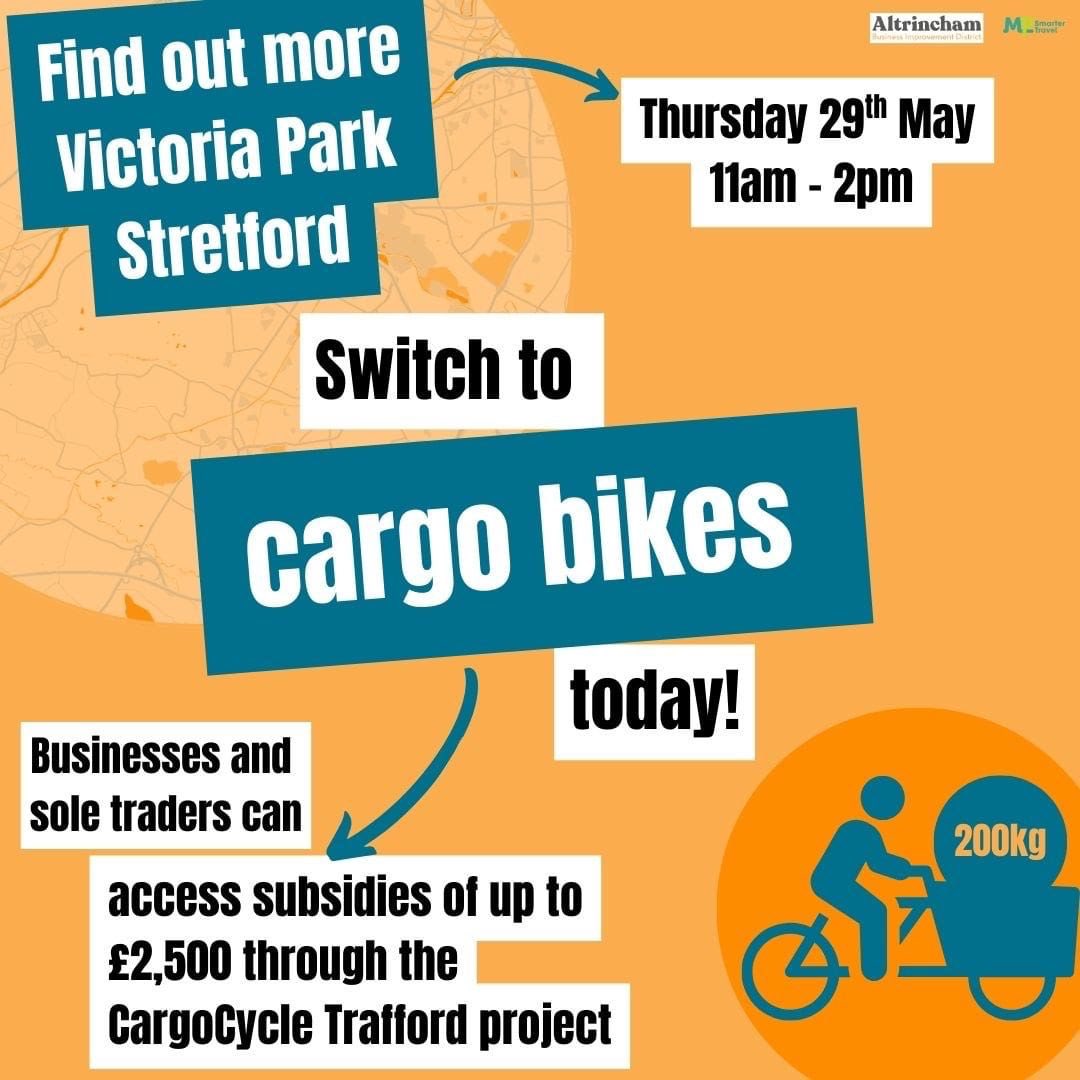 Bit short notice but this sounds great if anybody wants to try a cargo bike.
