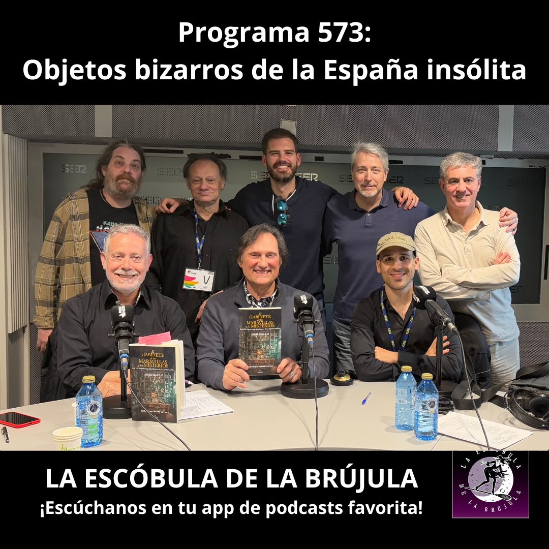 ¡Foto de grupo de nuestro nuevo podcast "Objetos bizarros de la España insólita"! Con la participación de @AlvaroAnula12 y la colaboración de Manuel Berrocal.

Un gabinete de maravillas sonoro al alcance de tus auriculares 🎧