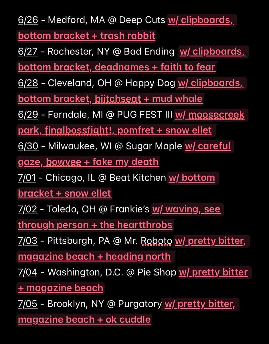 OLDSOUL SUMMER TOUR STARTS IN LESS THAN A MONTH WYA WYA WYA

HERE ARE ALL THE INCREDIBLE BANDS WE HAVE THE HONOR OF ROCKING WITH

NEW SONG 6/24 LET’S GO