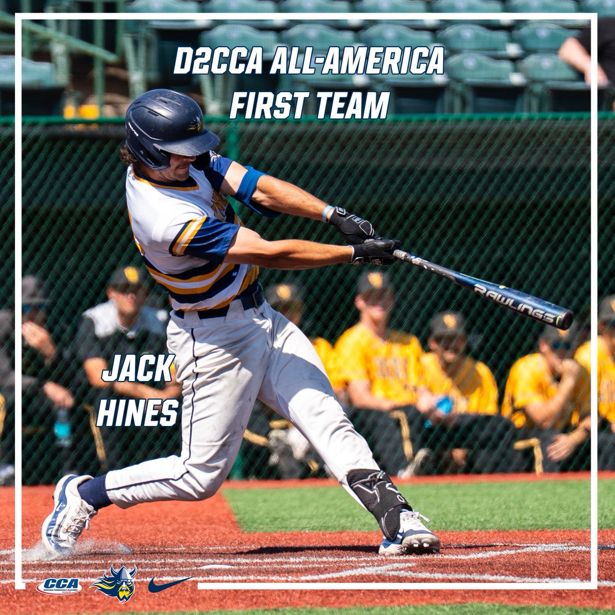 Back where he belongs. 

Jack Hines is a D2CCA First Team All-American once again!!

#BuildingChampions