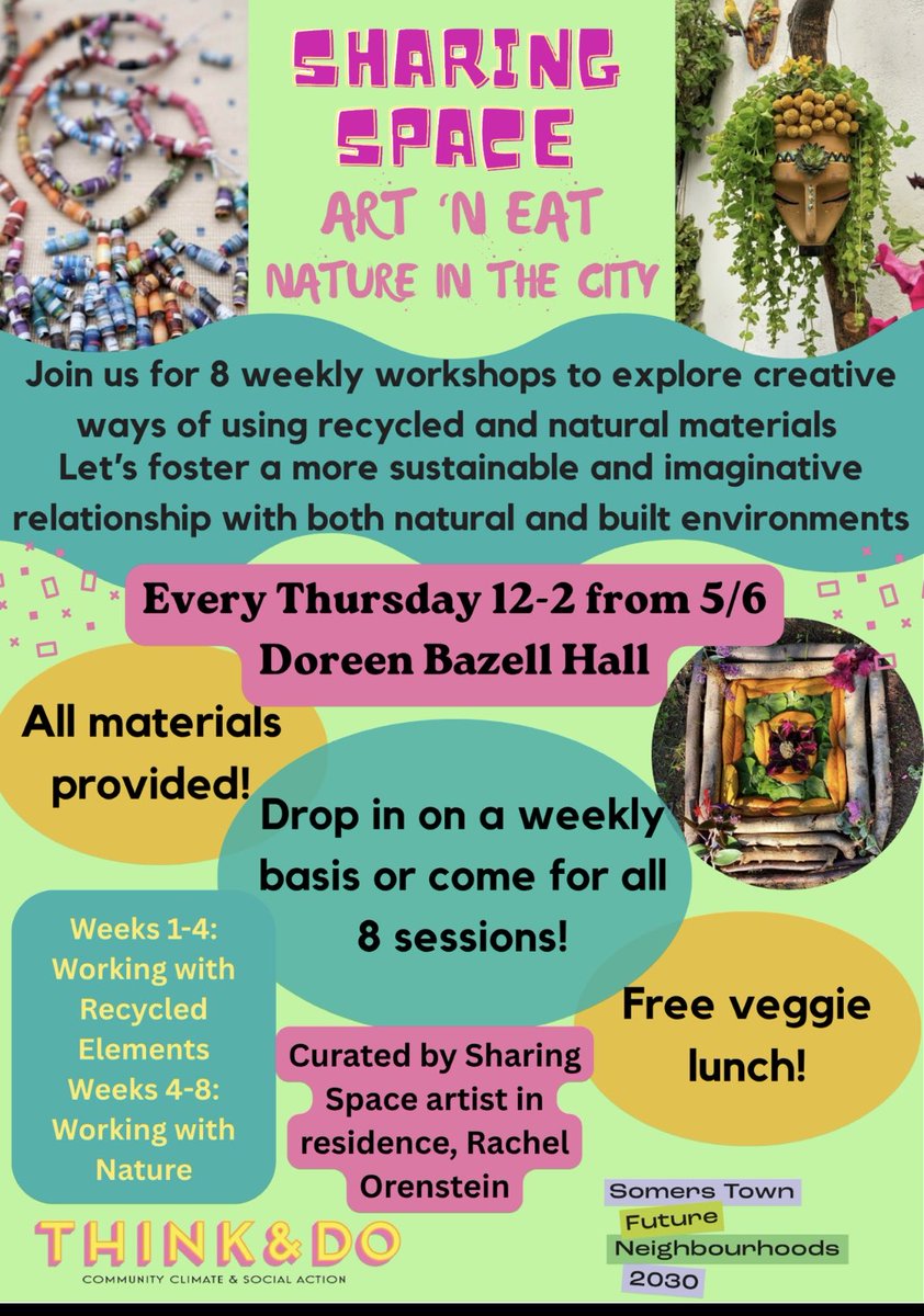 Think & Do Camden (@thinkdocamden) on Twitter photo Join us for our new Art n Eat sessions at #sharingspace Somers town⦠ā¦<a href="/CamdenCouncil/">Camden Council</a>ā© ā¦<a href="/EddieFrondy/">Edmund Frondigoun</a>ā© ā¦<a href="/SamataCllr/">Cllr Samata Khatoon</a>ā© ā¦<a href="/ShahMiah11/">Cllr Shah Miah</a>ā© Free veggie lunch n art ⦠doesnāt it sound perfect! Join us for our new Art n Eat sessions at #sharingspace Somers town⦠ā¦<a href="/CamdenCouncil/">Camden Council</a>ā© ā¦<a href="/EddieFrondy/">Edmund Frondigoun</a>ā© ā¦<a href="/SamataCllr/">Cllr Samata Khatoon</a>ā© ā¦<a href="/ShahMiah11/">Cllr Shah Miah</a>ā© Free veggie lunch n art ⦠doesnāt it sound perfect!
