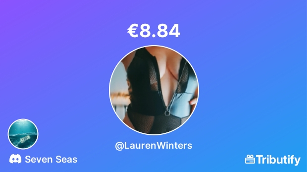 PopUpFindom's tweet image. Yay! Somebody sent a custom gift for €8.84 on @mytributify via "Seven Seas" discord server 😊🌈🖤💸

Support me, buy me gifts, &amp;amp; more on Tributify!

tributify.com/LaurenWinters