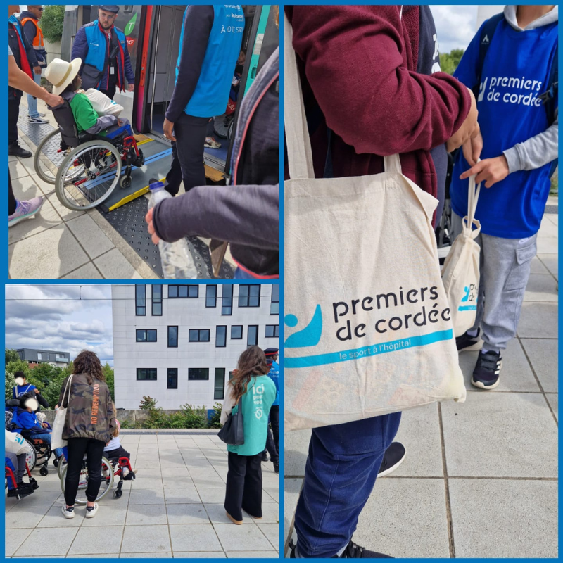 RER B (@rerb) on Twitter photo En partenariat avec <a href="/PremiersdCordee/">Premiers de Cordée</a>, les agents du #RERB ont accompagné un groupe d’enfants lors de la #JournéeEvasion ! Au programme : initiations à de nombreux sports : surf, rugby, escrime, escalade... et une surprise : visite du <a href="/StadeFrance/">Stade de France</a> En partenariat avec <a href="/PremiersdCordee/">Premiers de Cordée</a>, les agents du #RERB ont accompagné un groupe d’enfants lors de la #JournéeEvasion ! Au programme : initiations à de nombreux sports : surf, rugby, escrime, escalade... et une surprise : visite du <a href="/StadeFrance/">Stade de France</a>
