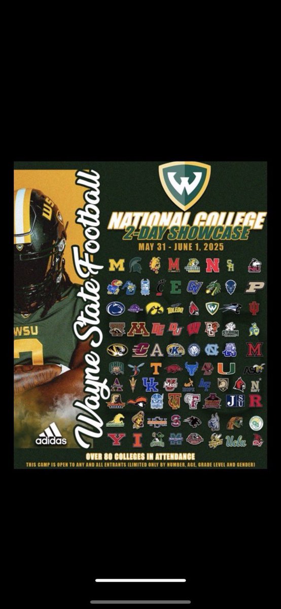 I will be at Wayne State National showcase this Sunday in session 1. <a href="/smsbacademy/">SoundMind SoundBody®</a> <a href="/HW__Football/">Harper Woods Football</a> <a href="/CoachBlackwell_/">Curtis Blackwell II</a> <a href="/CoachRodOden/">Coach Rod Oden</a>