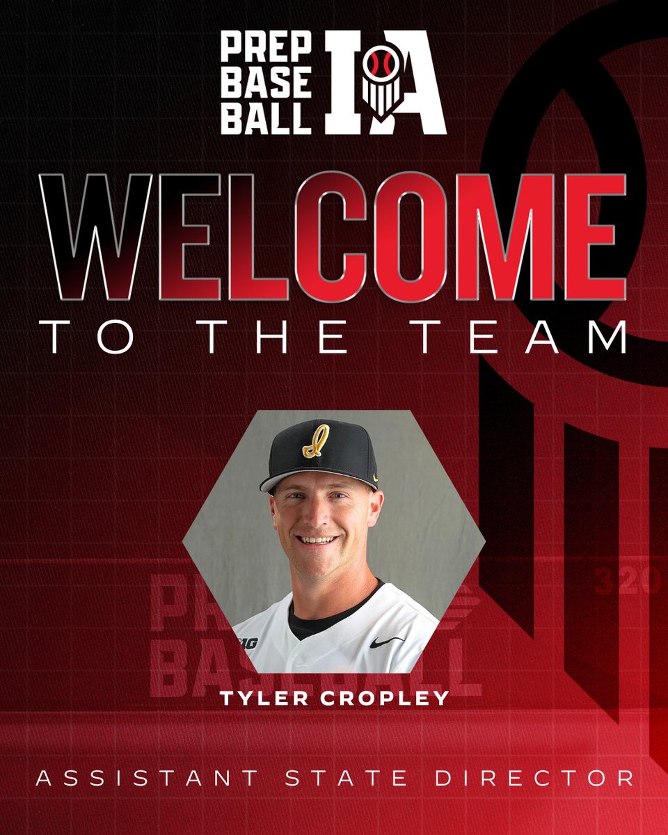 Prep Baseball Iowa (@prepbaseballia) on Twitter photo ๐ช๐ฒ๐น๐ฐ๐ผ๐บ๐ฒ ๐ง๐ผ ๐ง๐ต๐ฒ ๐ง๐ฒ๐ฎ๐บ
Weโre excited to welcome ๐ง๐๐น๐ฒ๐ฟ ๐๐ฟ๐ผ๐ฝ๐น๐ฒ๐ as the new Assistant State Director of Prep Baseball Iowa!
An Iowa native, Cropleyโs journey includes:
+ 3x All-State at <a href="/Heelan_Baseball/">Heelan Baseball</a>
+ All-American at <a href="/UIBaseball/">Iowa Baseball</a>
+ 8th-Round <a href="/MLB/">MLB</a> ๐ช๐ฒ๐น๐ฐ๐ผ๐บ๐ฒ ๐ง๐ผ ๐ง๐ต๐ฒ ๐ง๐ฒ๐ฎ๐บ
Weโre excited to welcome ๐ง๐๐น๐ฒ๐ฟ ๐๐ฟ๐ผ๐ฝ๐น๐ฒ๐ as the new Assistant State Director of Prep Baseball Iowa!
An Iowa native, Cropleyโs journey includes:
+ 3x All-State at <a href="/Heelan_Baseball/">Heelan Baseball</a>
+ All-American at <a href="/UIBaseball/">Iowa Baseball</a>
+ 8th-Round <a href="/MLB/">MLB</a>